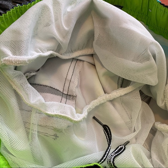 Zero Exposure Shark Graphics Elastic Waistband, Mesh Brief, Board Shorts. - Picture 11 of 11